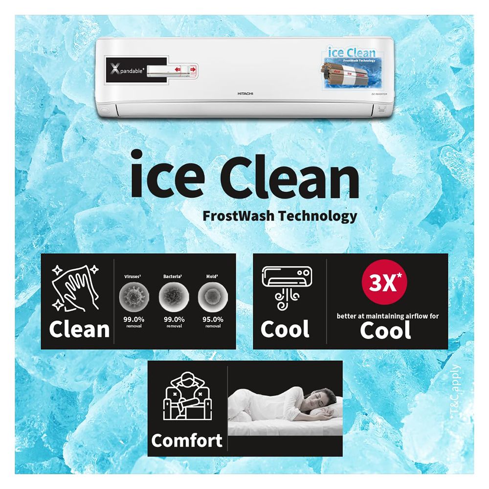 Buy HITACHI iKasu 5400FXL 1.5 Ton 5 Star Inverter Split AC (2023